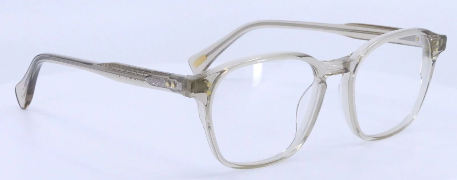 RAEN ROWAN E124 Haze Clear Square Full Rim Eyeglasses Frames 50-18-145 3