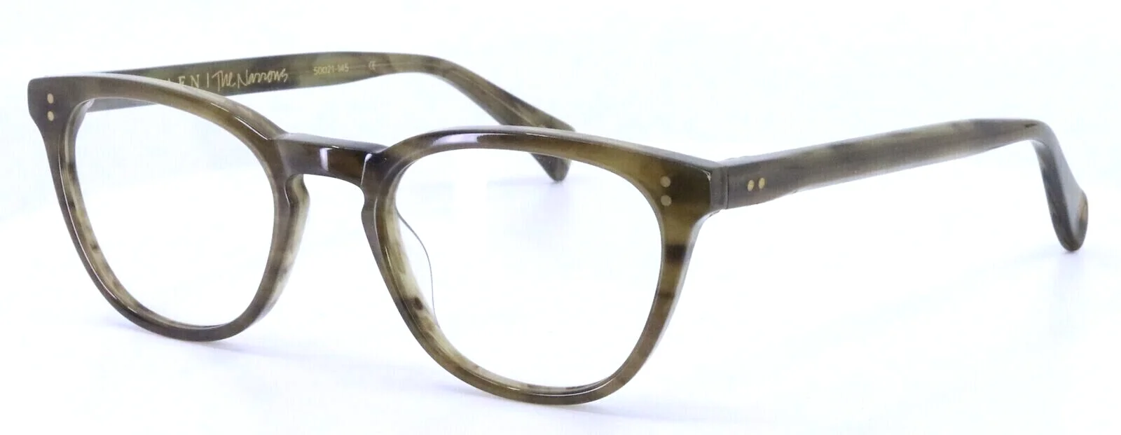 RAEN THE NARROWS E112 Olive Oval Full Rim Eyeglasses Frames 50-21-145
