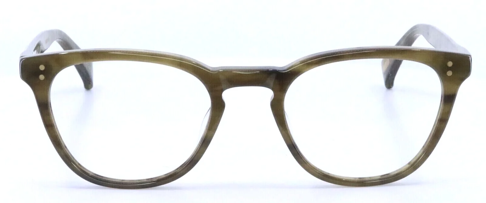 RAEN THE NARROWS E112 Olive Oval Full Rim Eyeglasses Frames 50-21-145 2