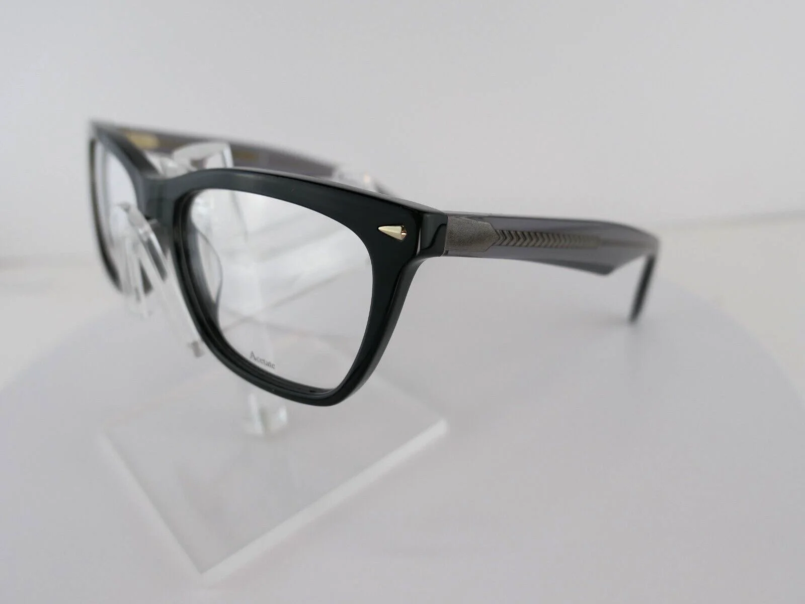 rag & bone RNB 3001 (08A) Black/Smoke 50x17 Eyeglass Frames 3
