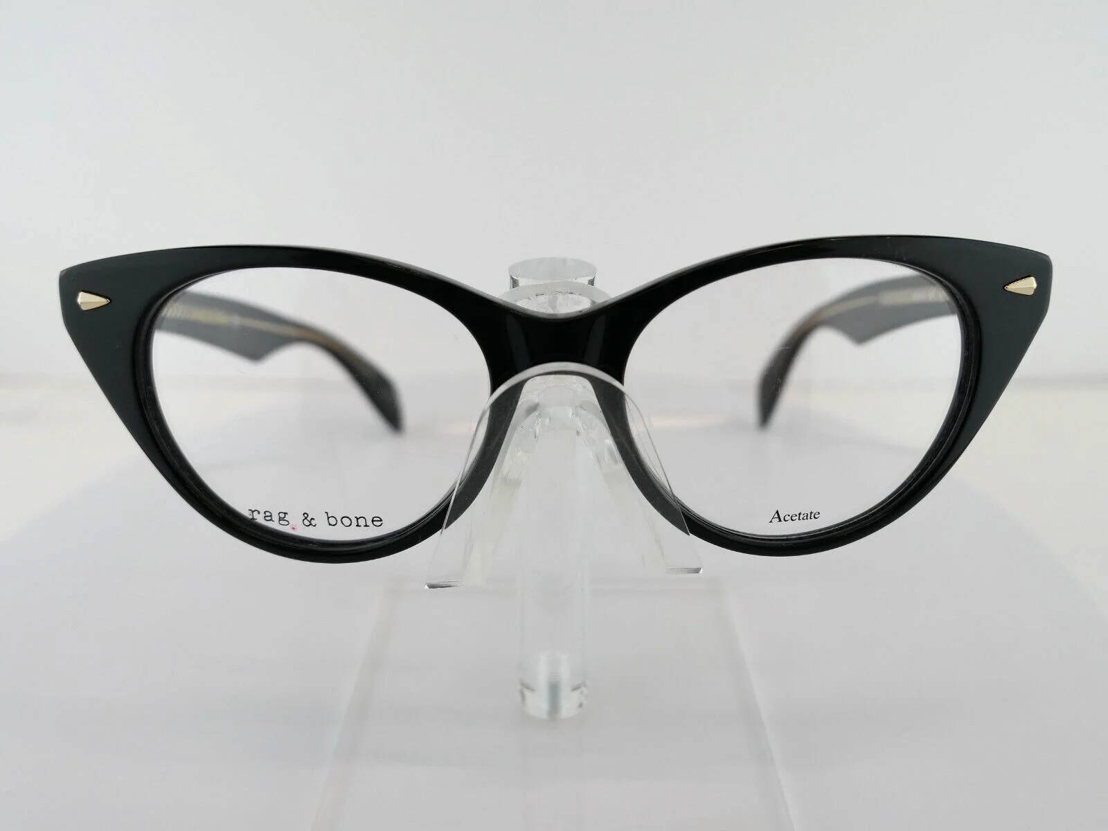 rag & bone RNB 3012 (807) Black 49-16-145 Eyeglass Frames 2