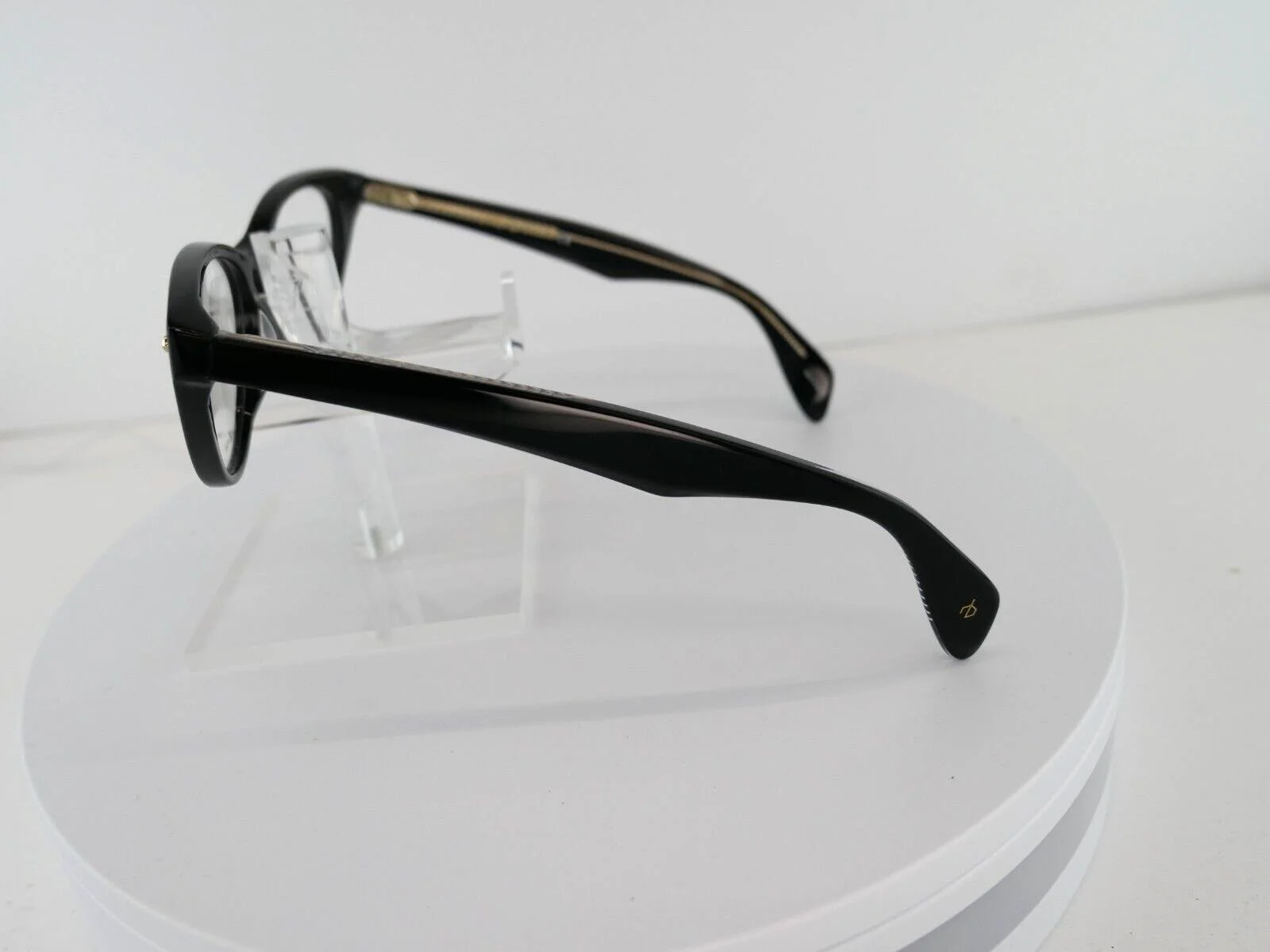 rag & bone RNB 3012 (807) Black 49-16-145 Eyeglass Frames 4