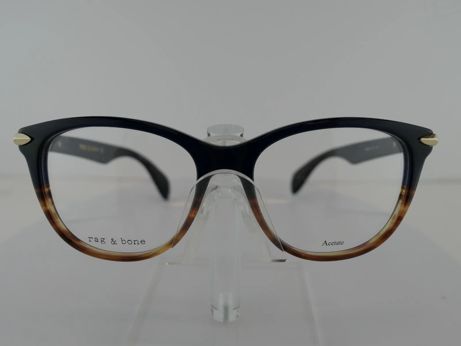 rag & bone RNB 3014 (IPR) HAVANA BLUE 51-16-140 Eyeglass Frames 2