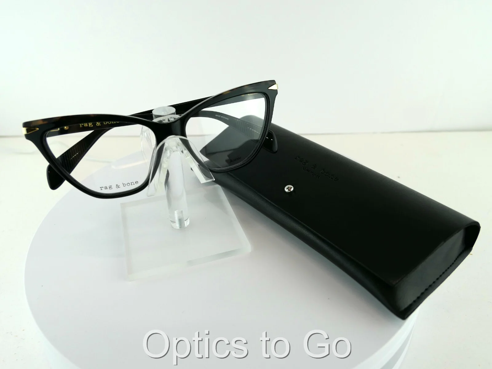 rag & bone RNB 3020 (807) Black 53-15 140 Eyeglass Frames