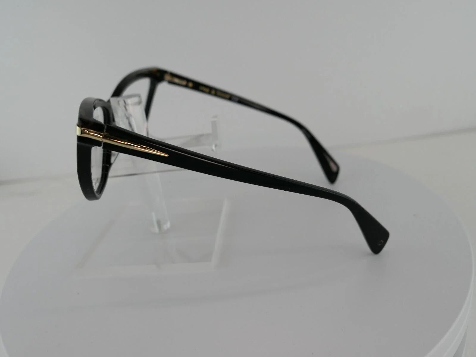 rag & bone RNB 3020 (807) Black 53-15 140 Eyeglass Frames 4