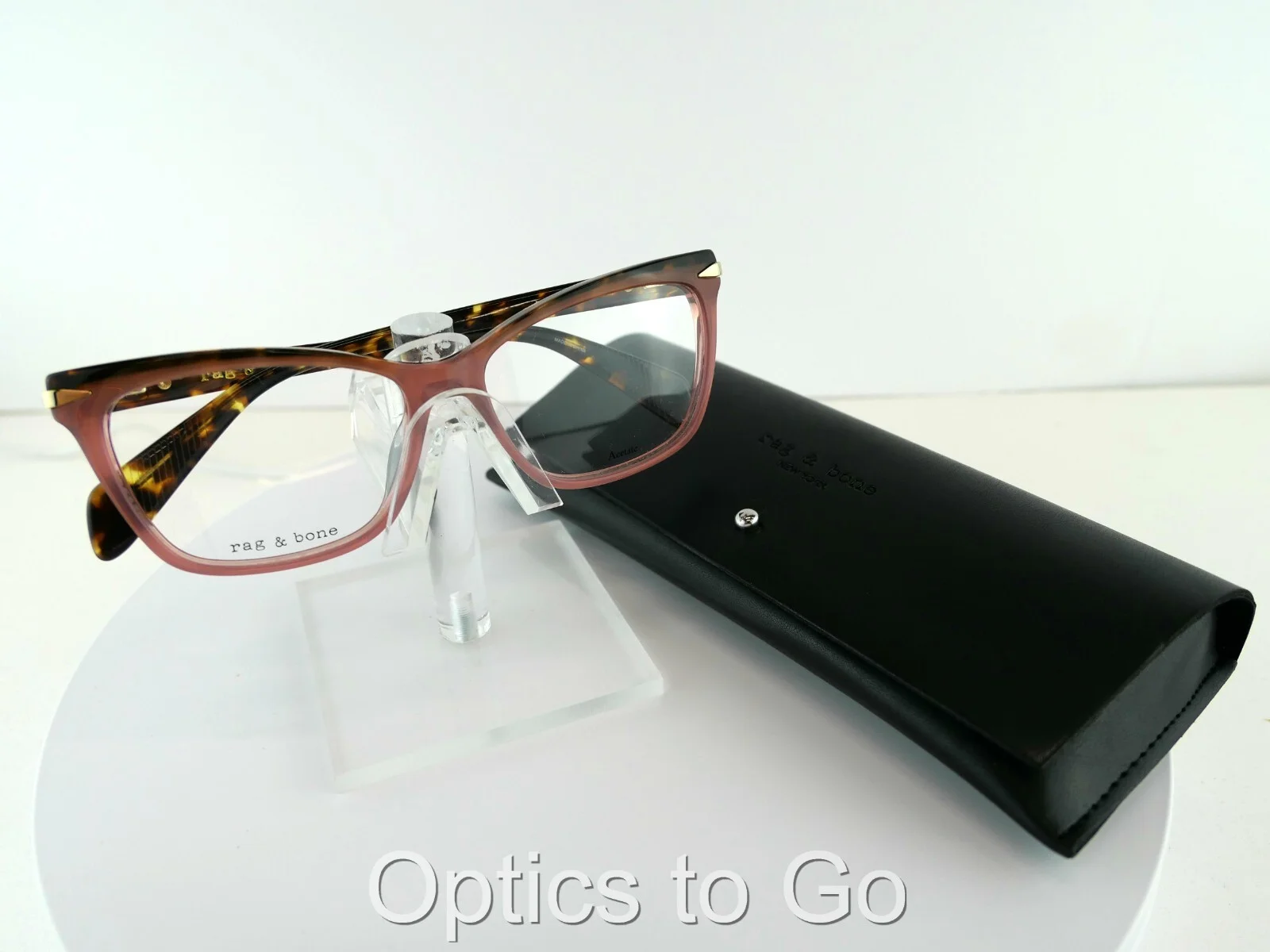 rag & bone RNB 3021 (LHE) BURGUNDY 53-15-140 Eyeglass Frames