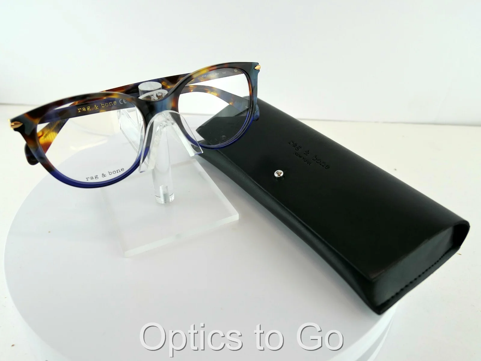 rag & bone RNB 3023 (JBW) BLUE HAVANA 51-18-140 Eyeglass Frames