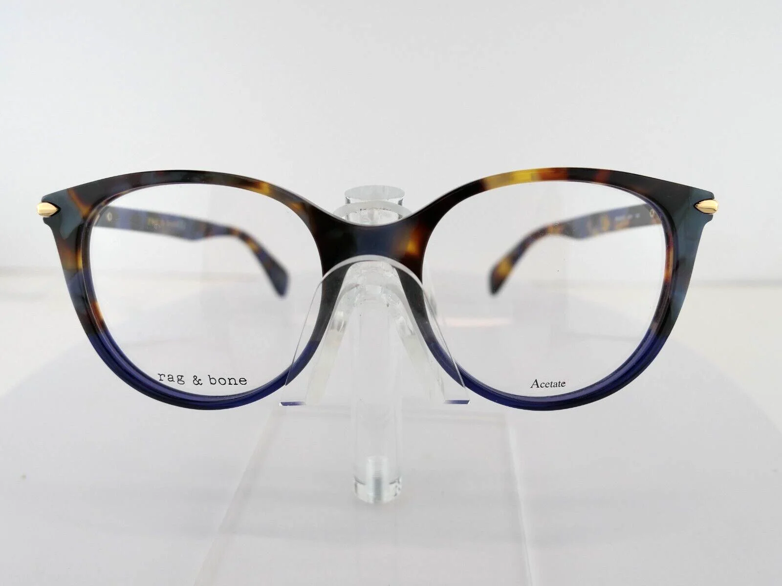 rag & bone RNB 3023 (JBW) BLUE HAVANA 51-18-140 Eyeglass Frames 2