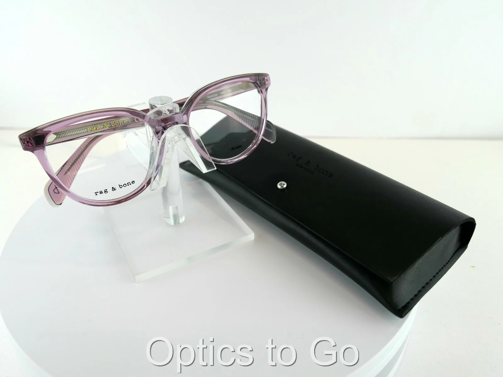 rag & bone RNB 3029 (3KQ) PINK GREY 50-17-140 Eyeglass Frames