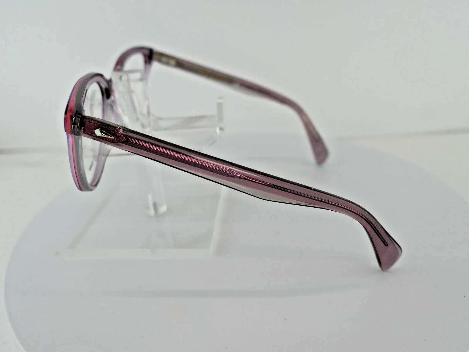 rag & bone RNB 3029 (3KQ) PINK GREY 50-17-140 Eyeglass Frames 4