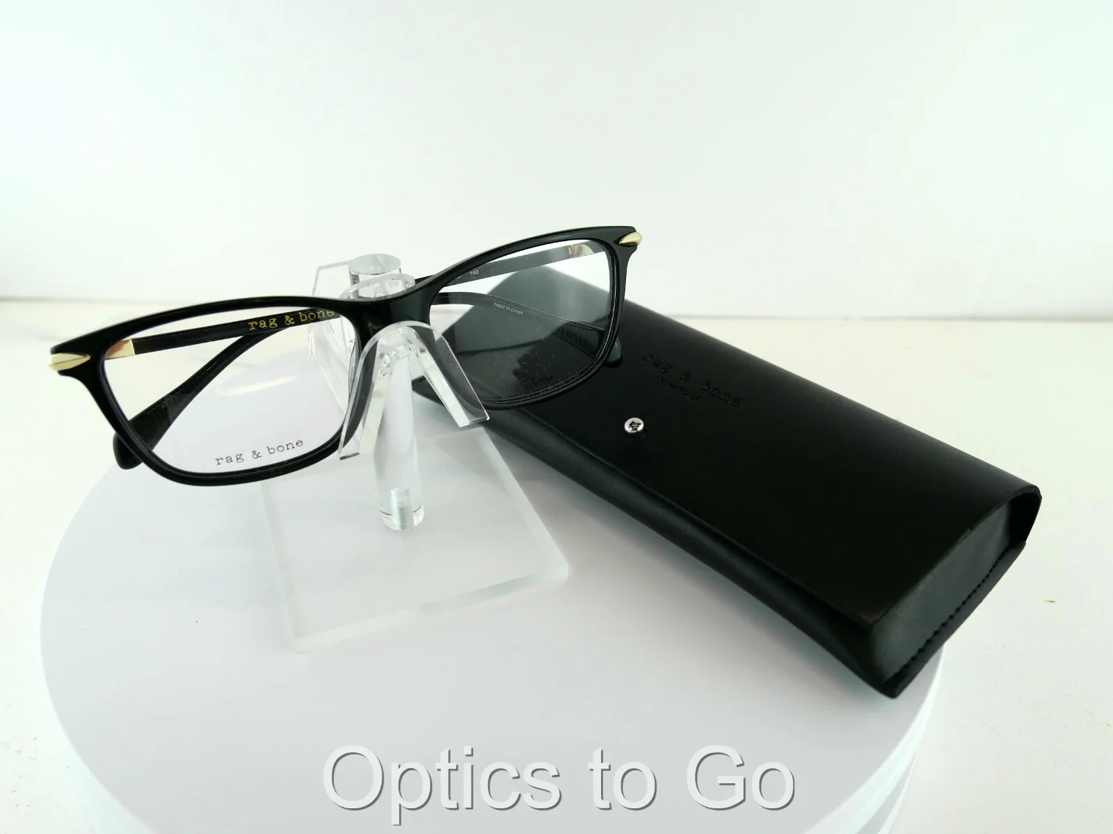 rag & bone RNB 3031 (807) BLACK 54-16-140 Eyeglass Frames