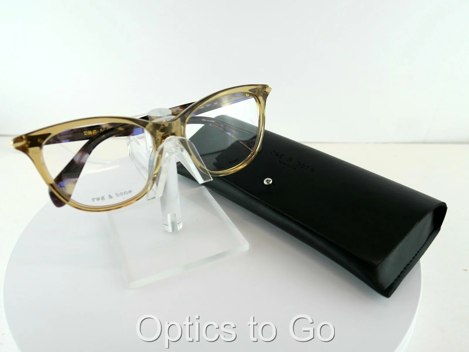 rag & bone RNB 3033 (DEX) NUDE/VIOLET HAVANA 52-16-140 Eyeglass Frames