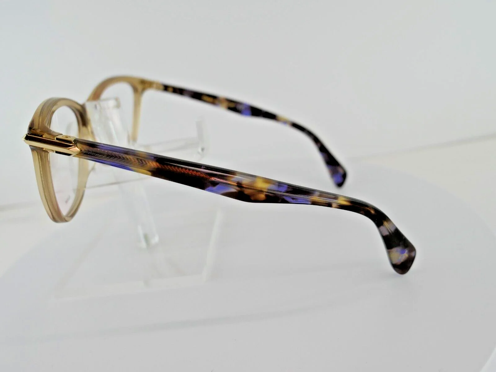 rag & bone RNB 3033 (DEX) NUDE/VIOLET HAVANA 52-16-140 Eyeglass Frames 4