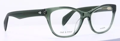 Rag & Bone RNB3039 1ED Green Womens Cat Eye Full Rim Eyeglasses 52-16-140 4