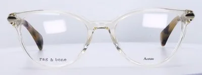 Rag & Bone RNB3040 XNZ Beige Havana Cat Eye Womens Eyeglasses 49-18-140 2