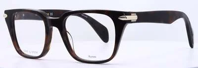 Rag & Bone RNB7023 086 Dark Havana Square Womens Eyeglasses Frames 49-19-145