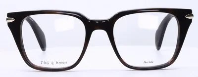 Rag & Bone RNB7023 086 Dark Havana Square Womens Eyeglasses Frames 49-19-145 2