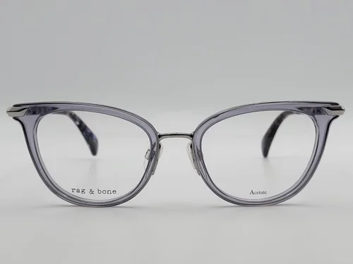 Rag N Bone RNB 3051/G Lilac Cateye Full Rim Eyeglass Frames 51-19-135 2