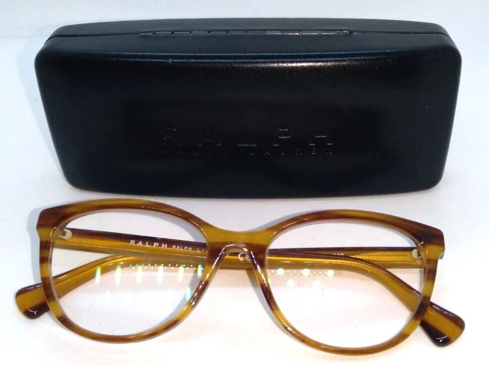 Ralph Lauren Eyeglass Frames RA7134 5988 Amber 52-16-140