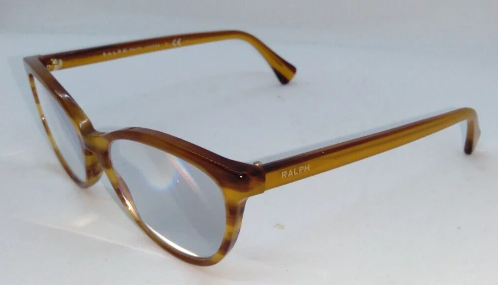 Ralph Lauren Eyeglass Frames RA7134 5988 Amber 52-16-140 3