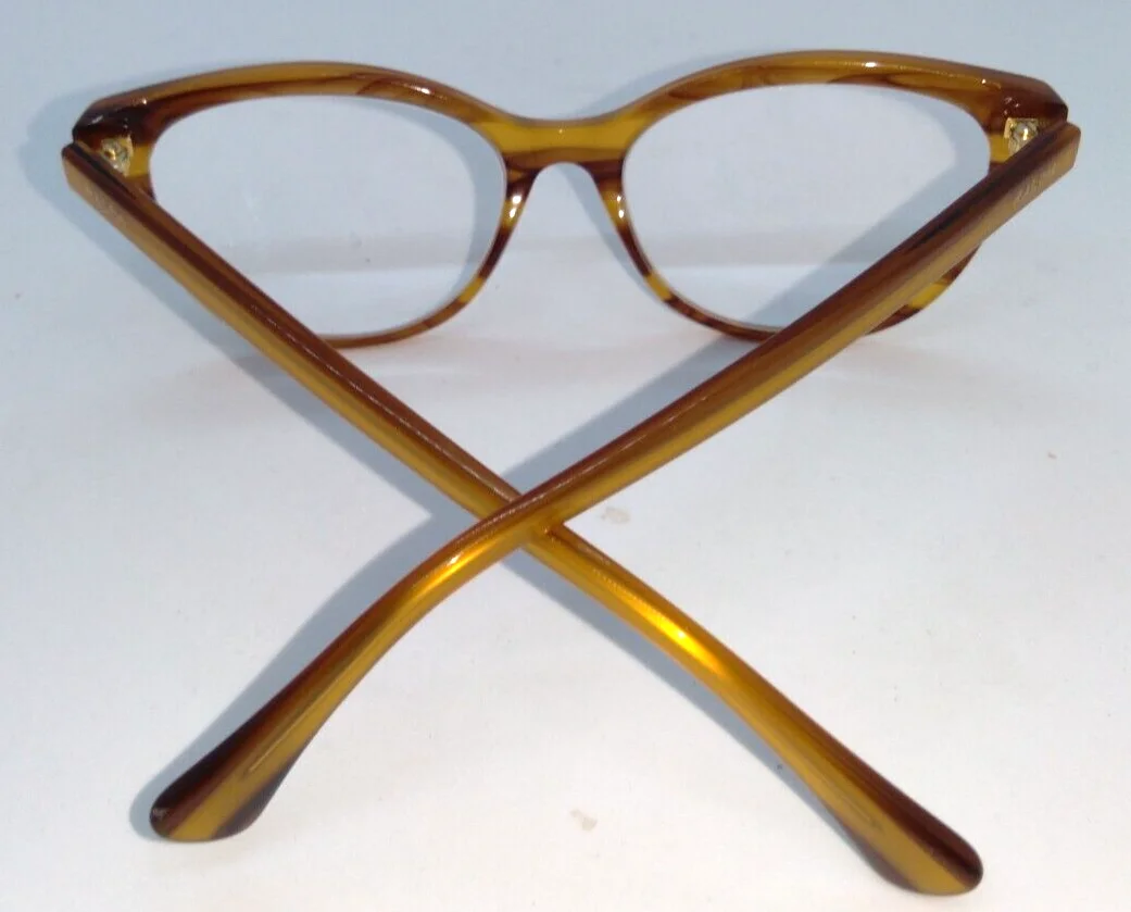 Ralph Lauren Eyeglass Frames RA7134 5988 Amber 52-16-140 4