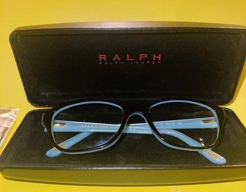 Ralph Lauren Eyeglasses Havana Aquamarine Frames And Case New 2