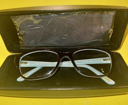 Ralph Lauren Eyeglasses Havana Aquamarine Frames And Case New 4