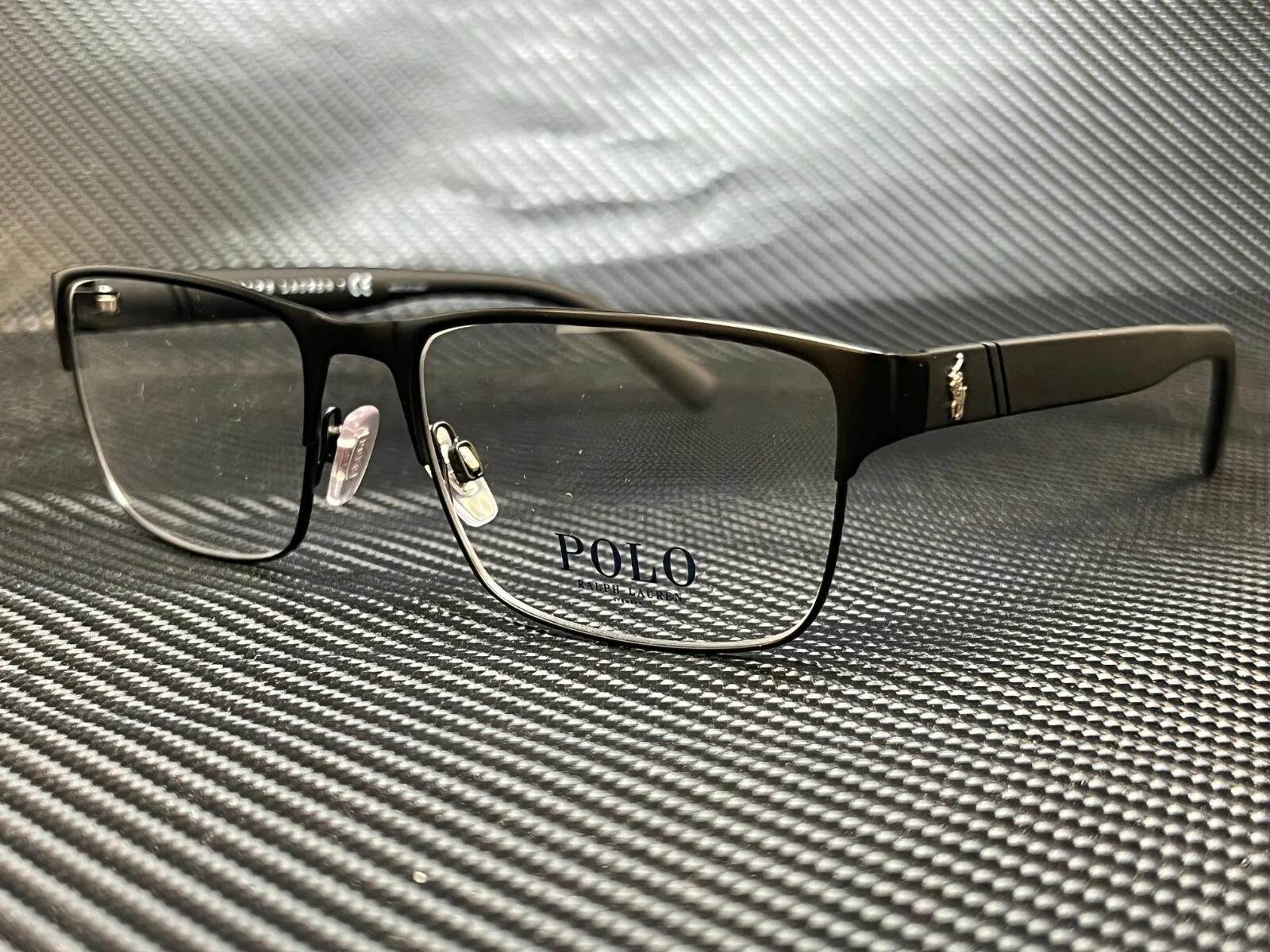 Ralph Lauren Polo PH1175 9038 Matte Black Rectangle Square Men