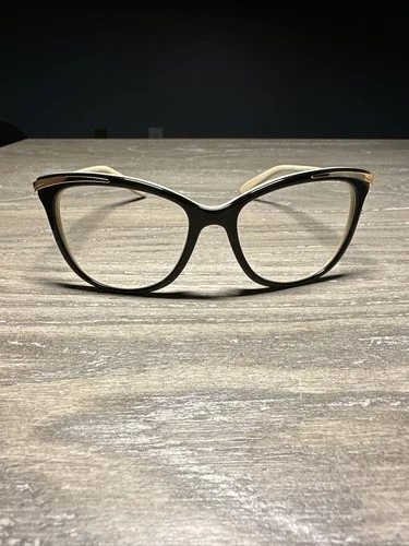 Ralph Lauren RA 5203 1090/13 Black/Tan Cat Eye Eyeglasses Frames 54-16-135