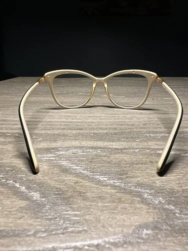 Ralph Lauren RA 5203 1090/13 Black/Tan Cat Eye Eyeglasses Frames 54-16-135 4