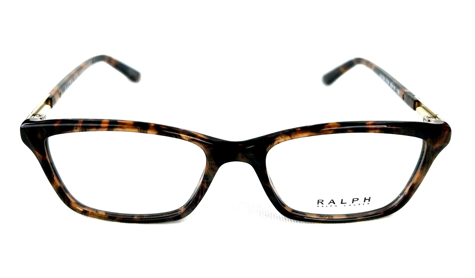 Ralph Lauren RA7044 5738 Shiny Brown Marble Oval Eyeglasses Frames 50-16-135
