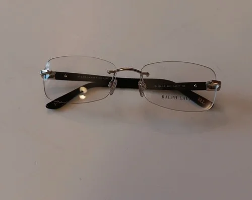 Ralph Lauren RL 5044-B eyeglass Black frames 54-17-135MM rimless Made In Italy 2
