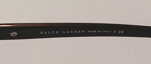 Ralph Lauren RL 5044-B eyeglass Black frames 54-17-135MM rimless Made In Italy 4