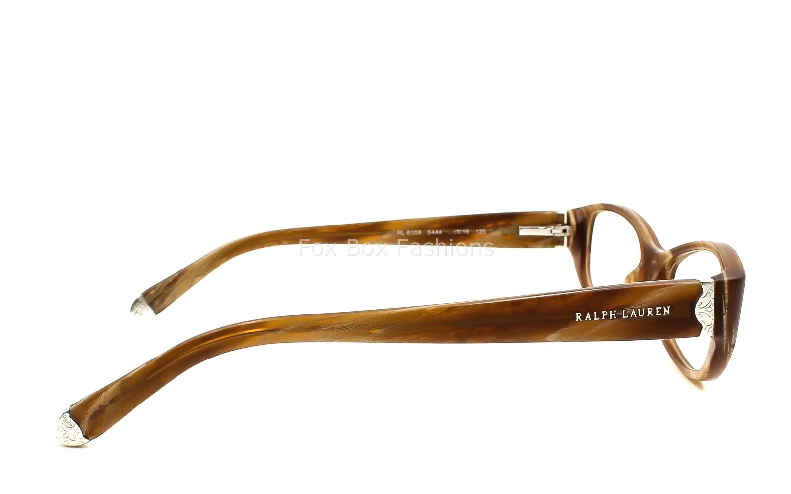 Ralph Lauren RL 6108 5444 Eyeglasses Frames Glasses Brown Horn 52-16-135 3