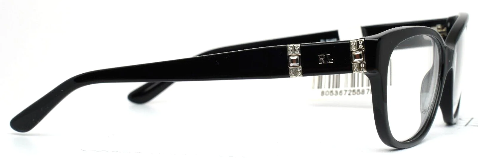 RALPH LAUREN RL6146B 5001 Black Womens Cat Eye Eyeglasses Frames 52-16-140 B:37 4