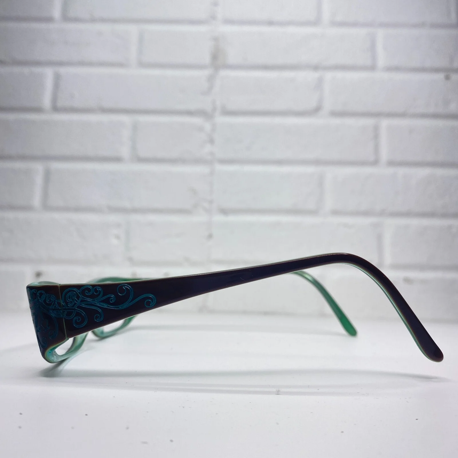 Rampage R100 Eyeglasses Frames Womens Green Full Rim Rectangle 51-16-135 22762 3