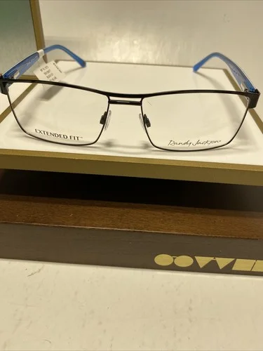 Randy Jackson 1073 Black zyloware glasses 57-16-145 4