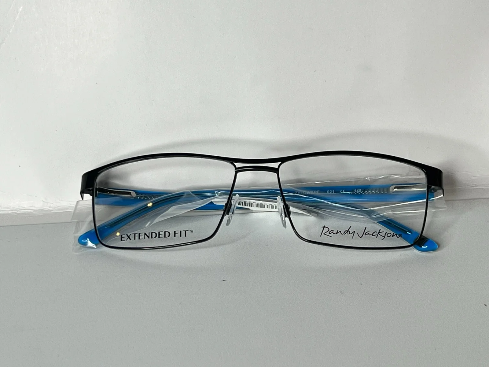 Randy Jackson Black/Blue 57-16-145 Full Rim Optical Eyeglasses RJ1073