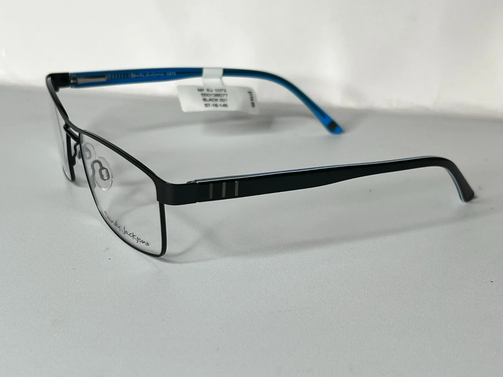 Randy Jackson Black/Blue 57-16-145 Full Rim Optical Eyeglasses RJ1073 4