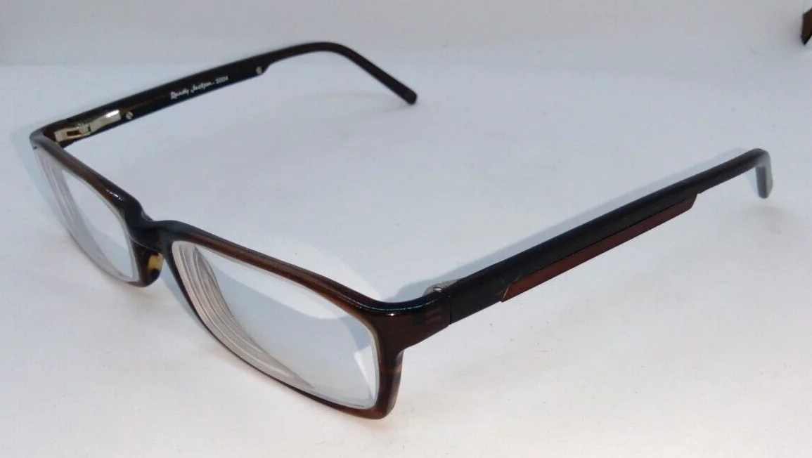 Randy Jackson Eyeglass Frames 3004 ZYLOWARE C.183 Brown 55-17-140