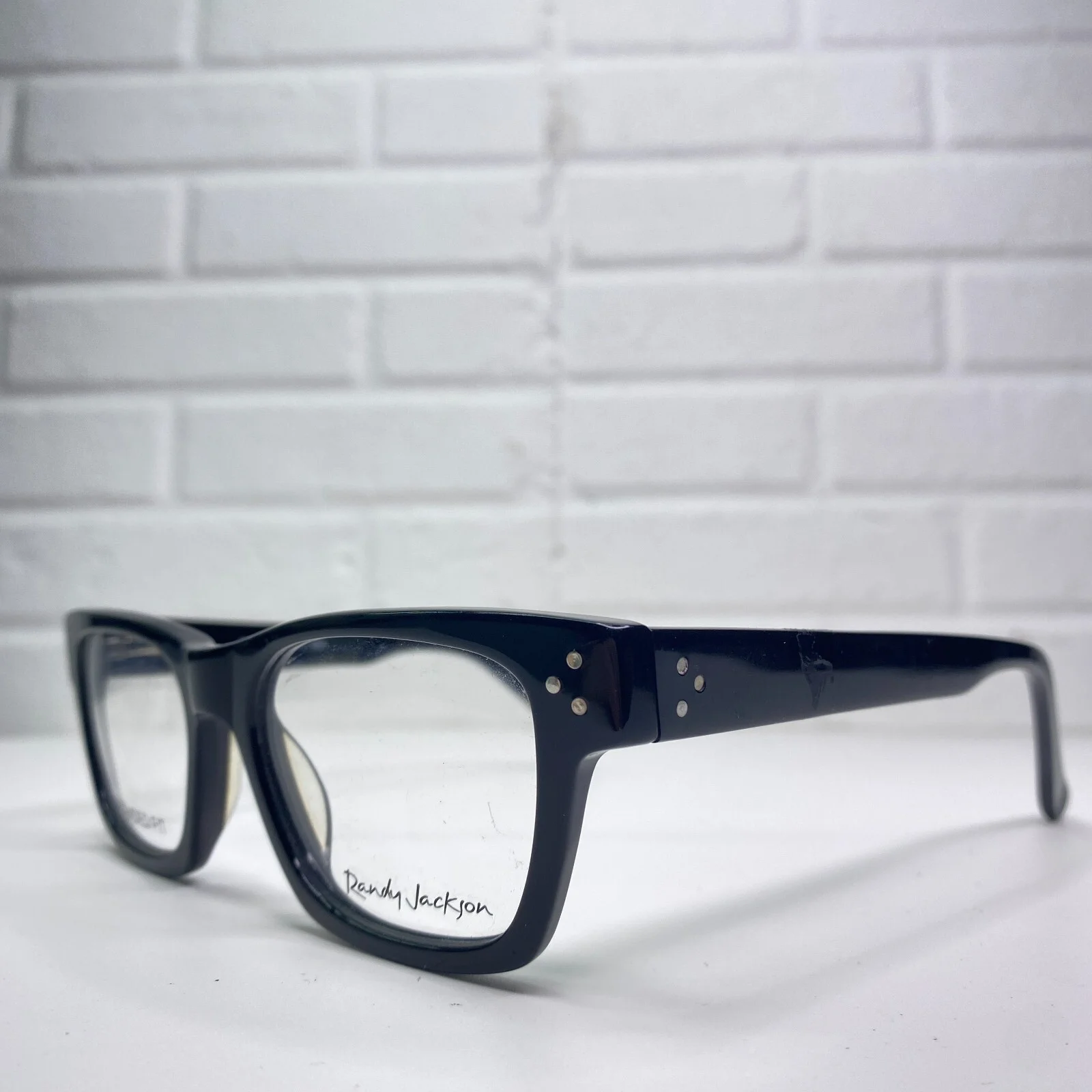 Randy Jackson Eyeglasses Frames Men 1914 ZYLOWARE C.21 Thick Rim 51-18-145 23148 2