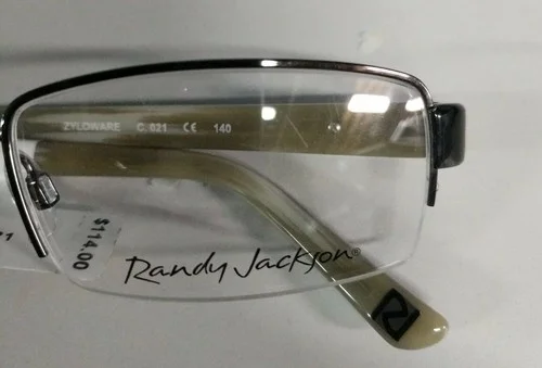 Randy Jackson RJ 1009 Gunmetal Eyeglass Frames 53 19 140 3