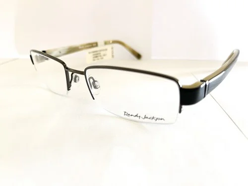 Randy Jackson RJ 1009 Gunmetal zyloware Men’s Eyeglass frame 53-19-140. B3 2