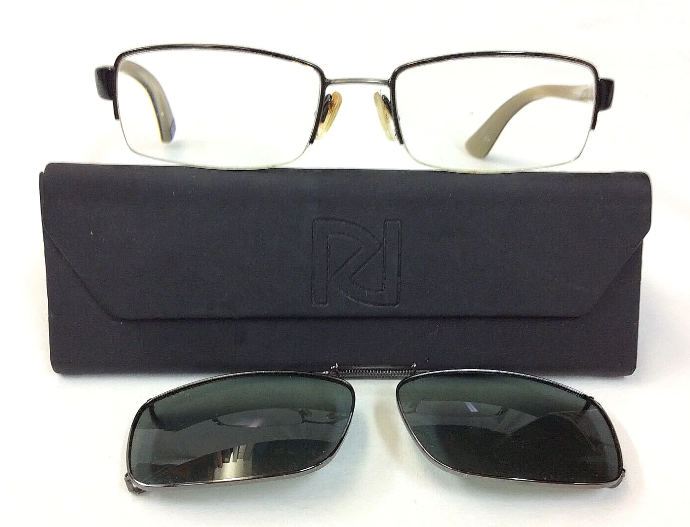 RANDY JACKSON RJ 1009 OLIVE/Gunmetal Zyloware Men’s Eyeglass frame 53-19-140 NEW