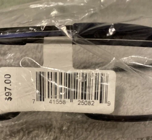 RANDY JACKSON RJ 1015 - 55-16-145 Black/BLUE Men’s Eyeglass Frames, Retail $97 3