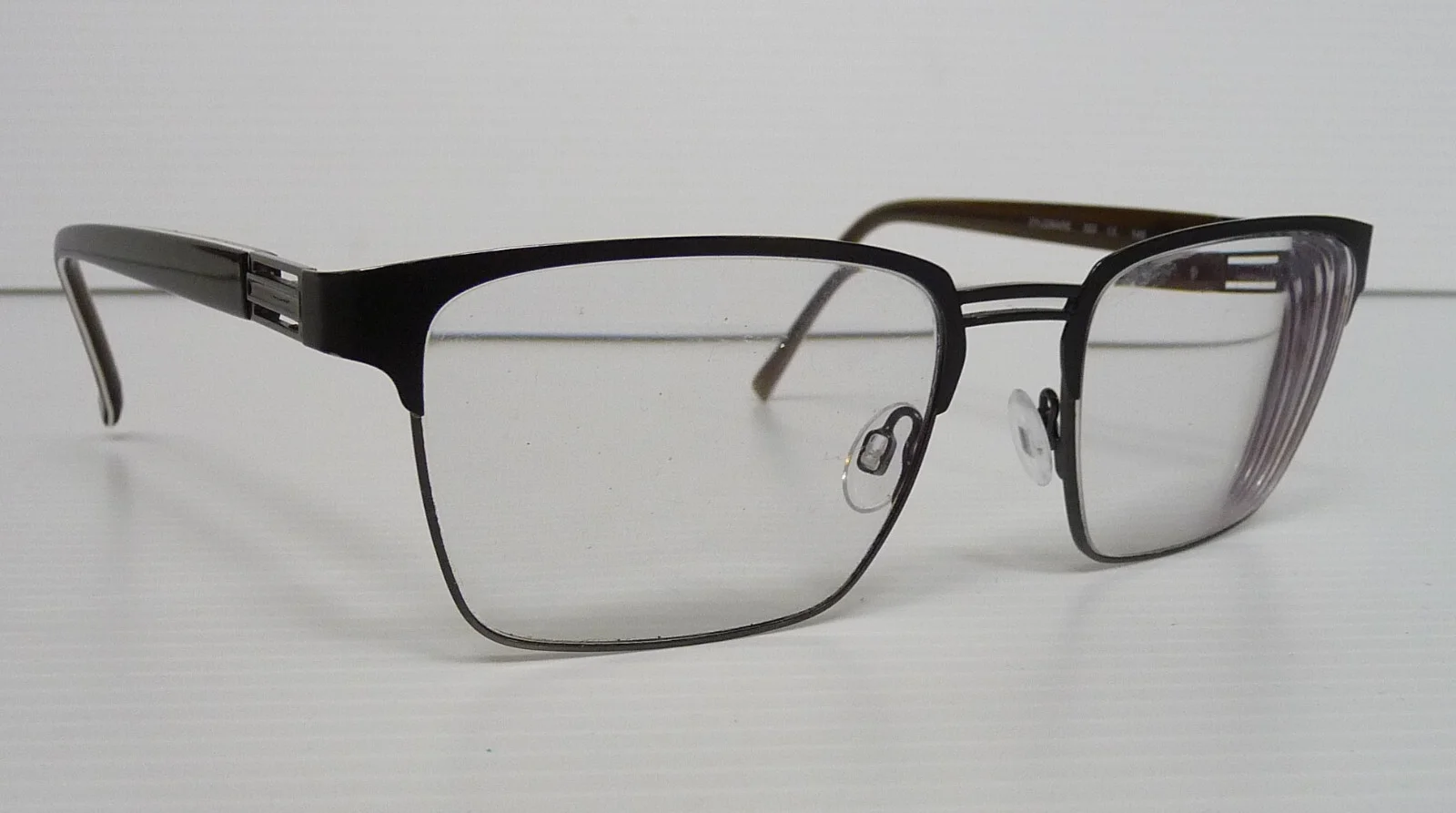 RANDY JACKSON RJ 1103 323 Black Square Mens Eyeglasses Frames 54-18-145