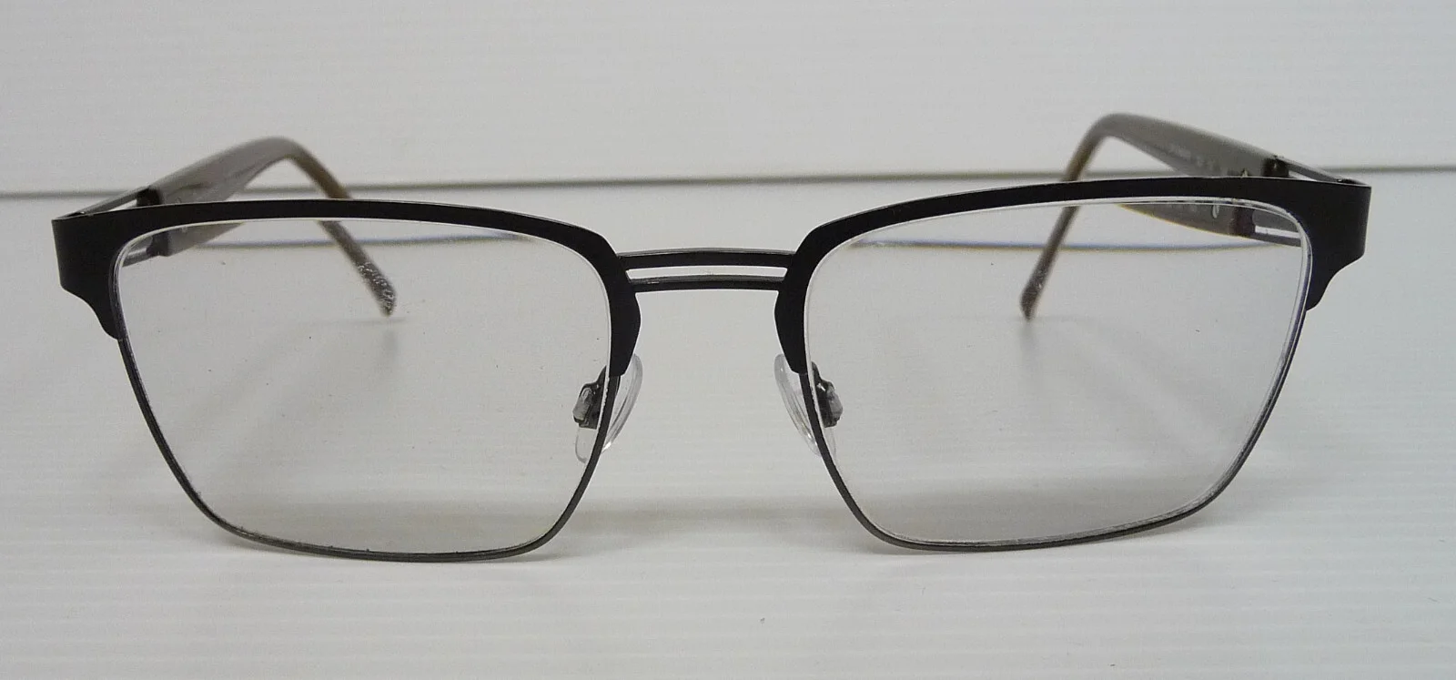 RANDY JACKSON RJ 1103 323 Black Square Mens Eyeglasses Frames 54-18-145 3