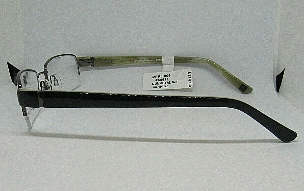 Randy Jackson Rj1009 1009 Olive/gunmetal zyloware Men’s Eyeglass frame 53-19-140 2