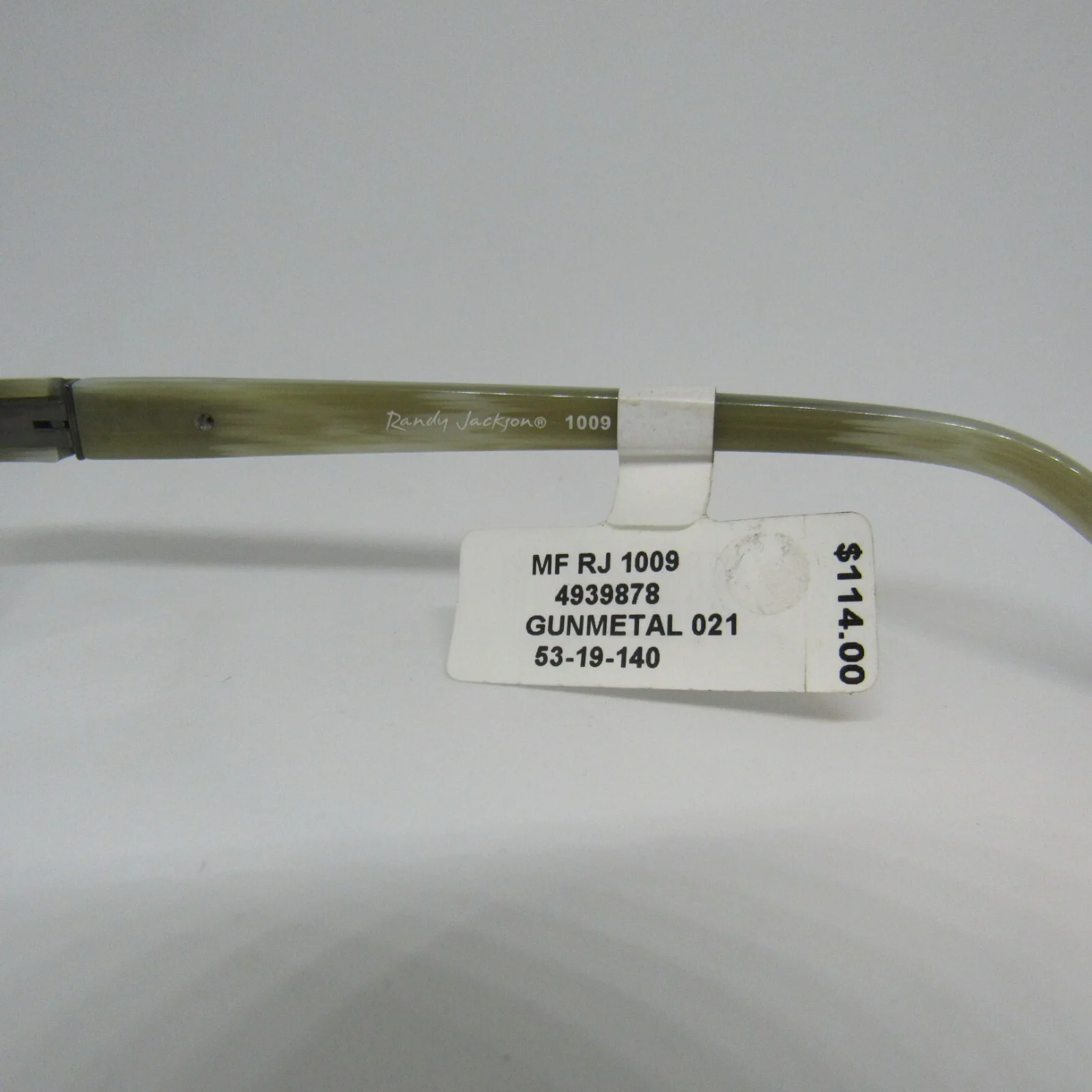 Randy Jackson Rj1009 1009 Olive/gunmetal zyloware Men’s Eyeglass frame 53-19-140 4