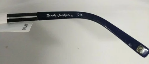 Randy Jackson RJ1015 1015 Black Blue Eyeglass Frame 55 16 145 4